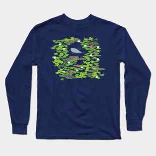 A Whale in the Watergarden Long Sleeve T-Shirt